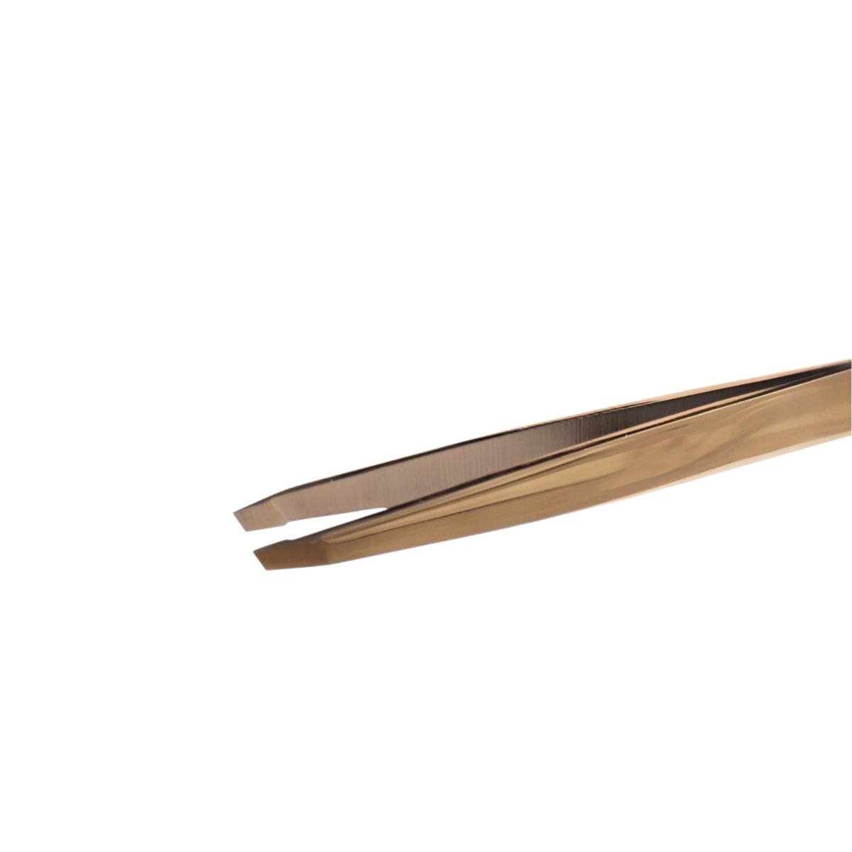 ZOLA Professional eyebrow tweezers GOLD (beveled) - FRAU STORE USA